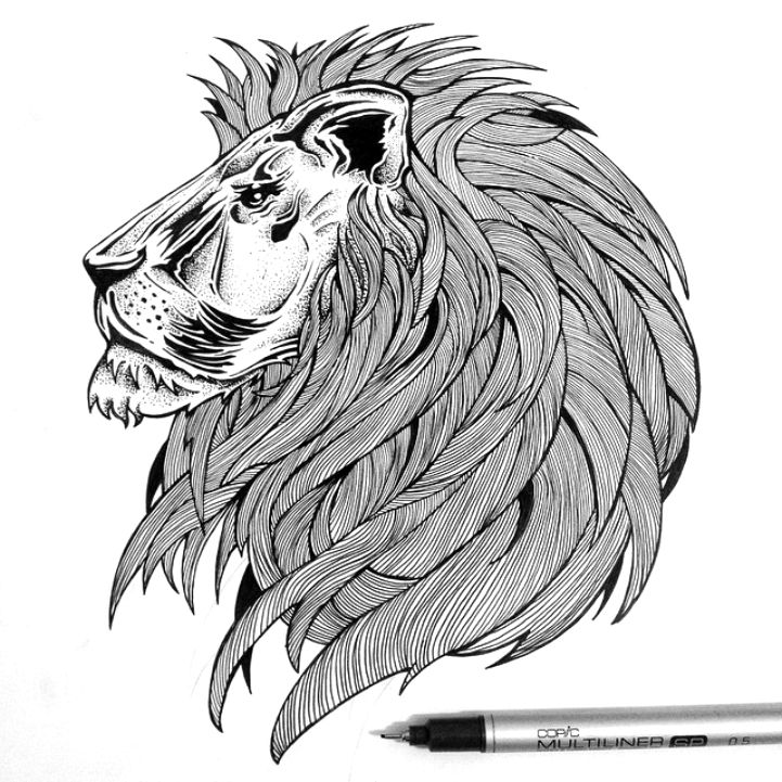 721x721 wilderness scenes illustrated within striking animal silhouettes - Wilderness Drawings