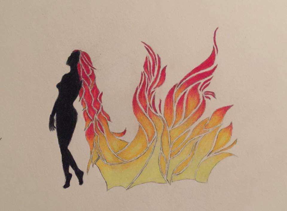 960x704 wildfire oc drawing - Wildfire Drawing