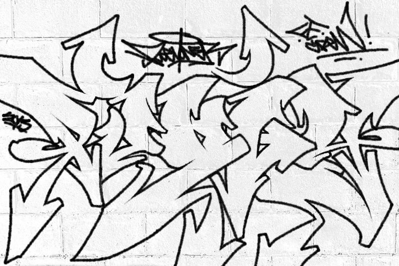 800x533 graffiti drawing online graffiter making graffiti online deve - Wildstyle Graffiti Drawing