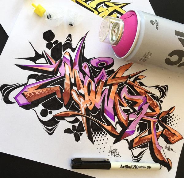 Wildstyle Graffiti Drawing At PaintingValley.com | Explore Collection ...