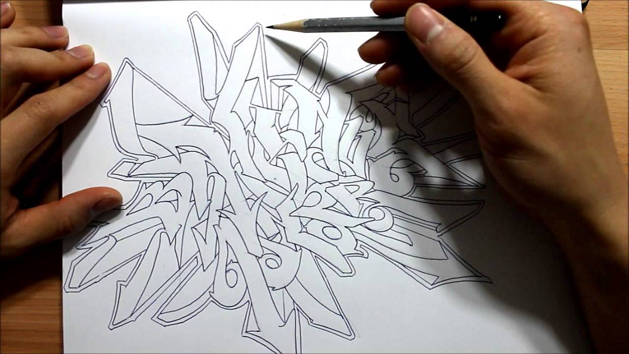 Wildstyle Graffiti Drawing At PaintingValley.com | Explore Collection ...