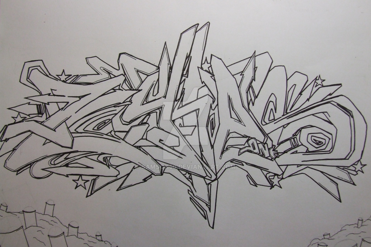 1280x853 wildstyle pre completion - Wildstyle Graffiti Drawing