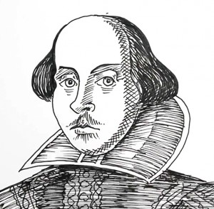 300x294 shakespeare drawing draw for free download - William Shakespeare Drawing