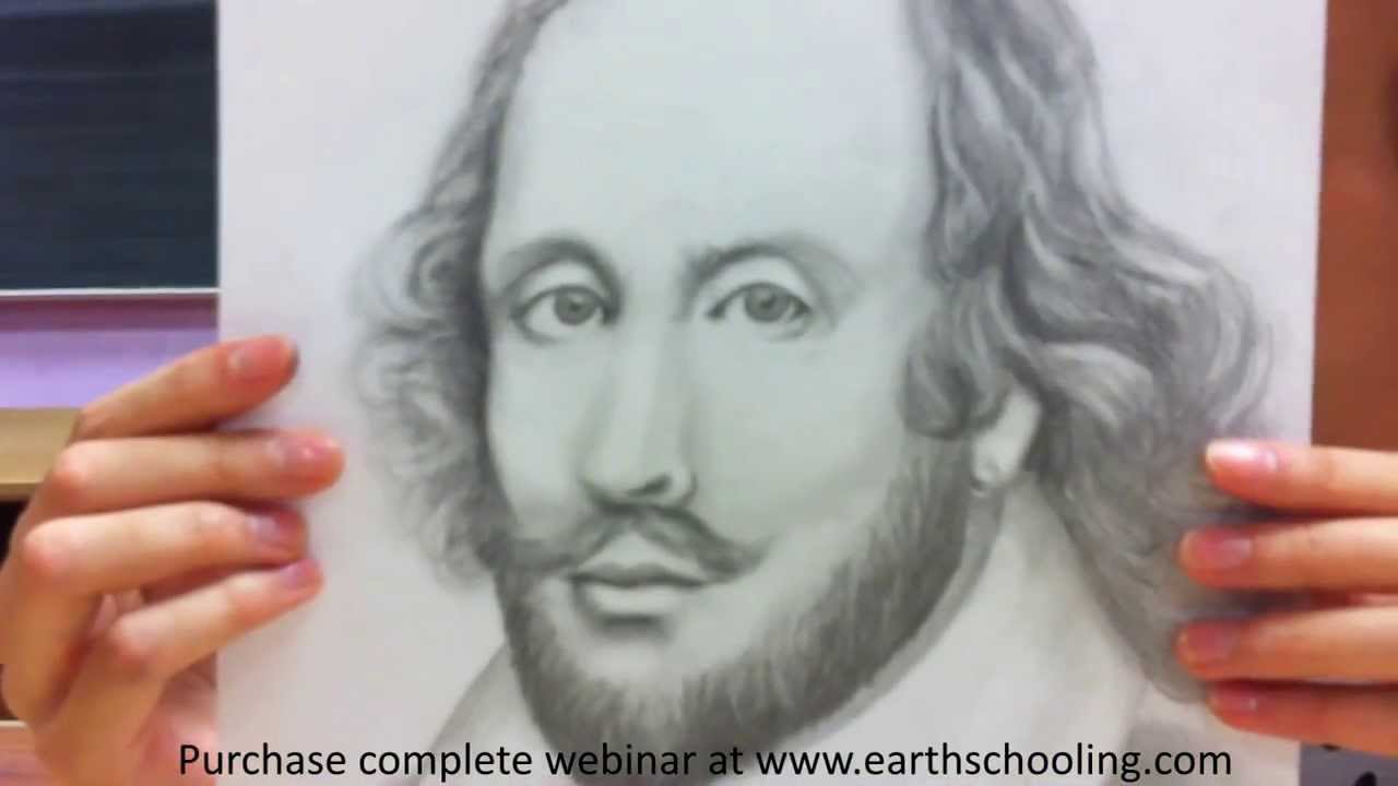 1280x720 waldorf inspired shakespeare drawing for eighth grade - William Shakespeare Drawing