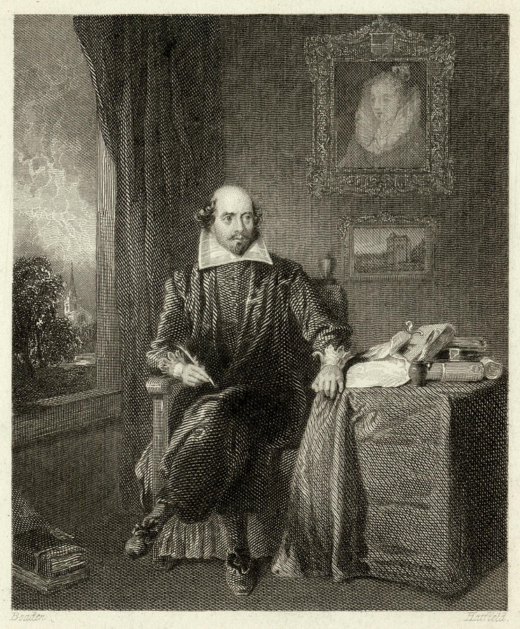 744x900 william shakespeare - William Shakespeare Drawing