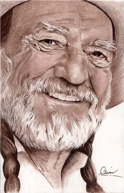 420x650 What Has Changed Is That Nothing Has Changed  That's What - Willie Nelson Drawing