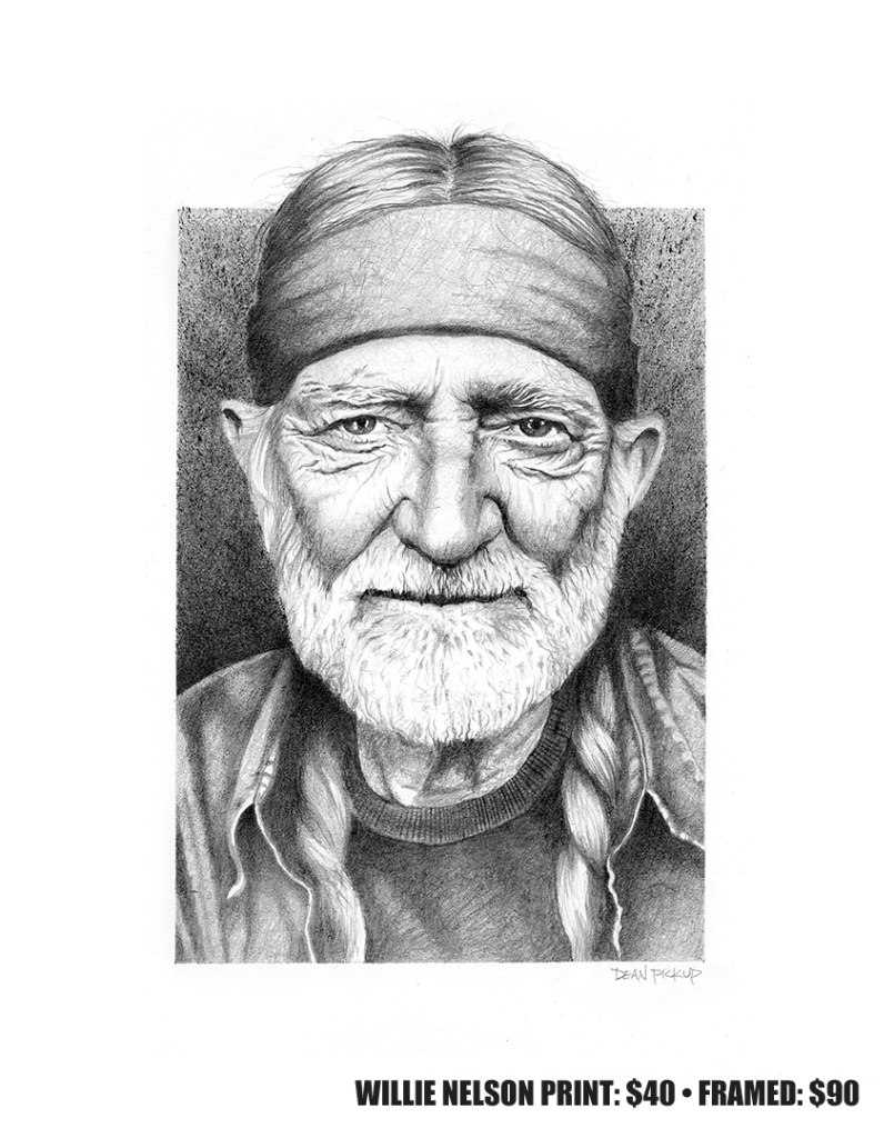 805x1024 Used Willie Nelson Drawing For Sale In Beaumont - Willie Nelson Drawing