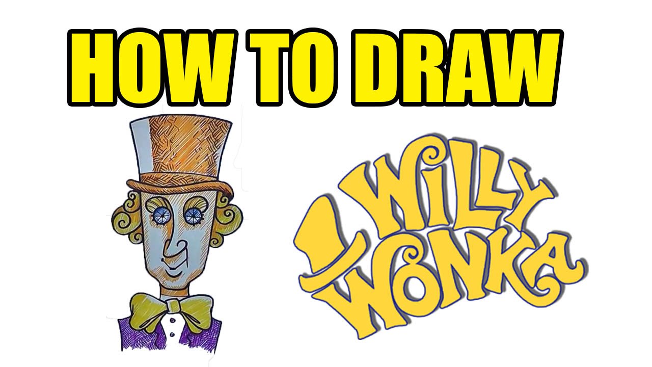 1280x720 how to draw willy wonka step - Willy Wonka Drawing