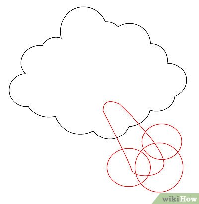 401x411 How To Draw A Blowing Cloud Steps - Wind Blowing Drawing