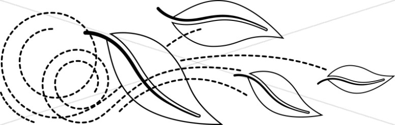 776x245 Wind Blowing Clipart - Wind Blowing Drawing