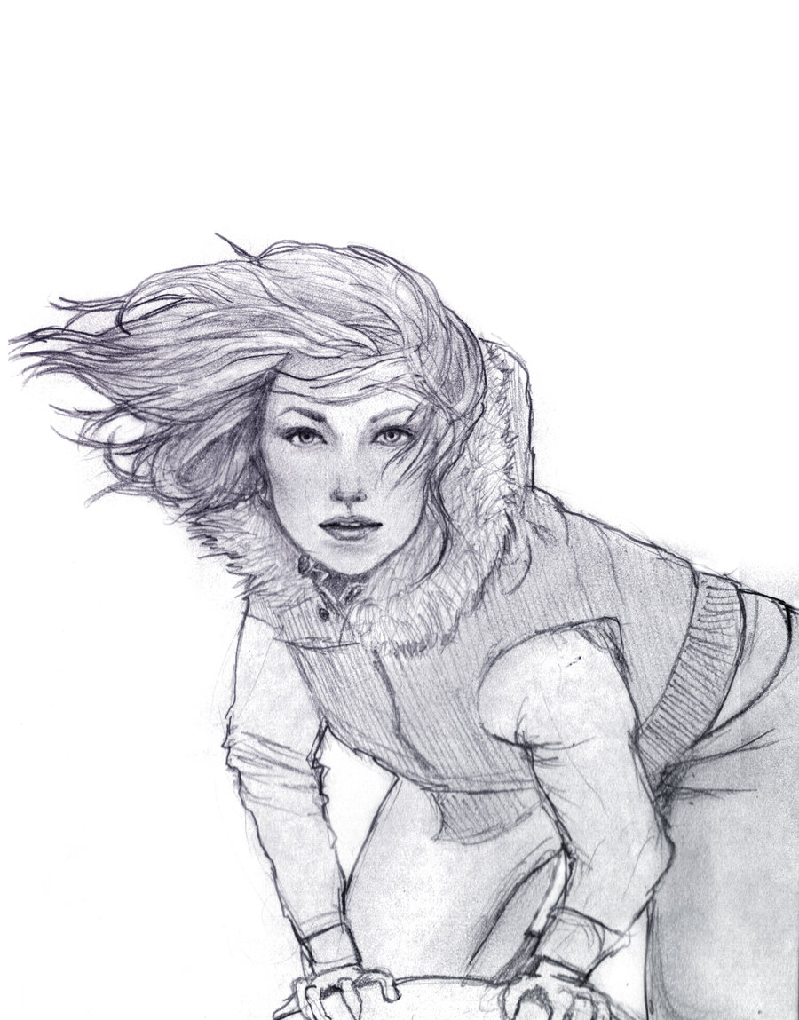 900x1149 Collection Of 'blowing Hair Drawing' Download More Than Images - Wind Blowing Drawing