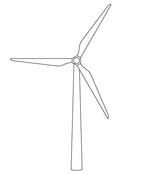 515x607 tutorial create a vector wind turbine icon - Wind Energy Drawing