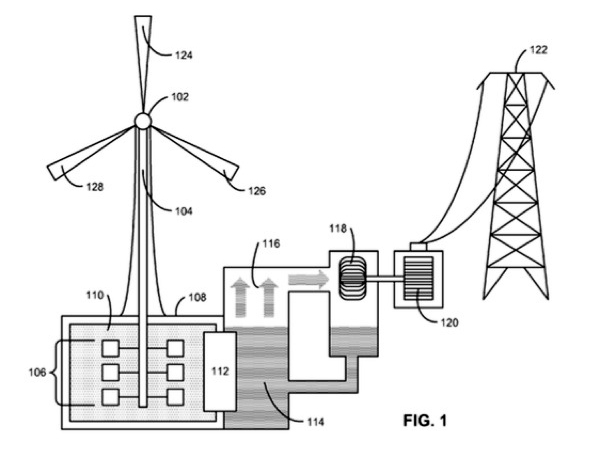600x449 apple patent for wind turbine that can produce energy even - Wind Energy Drawing