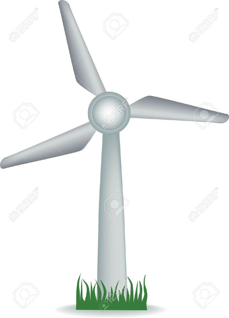 936x1300 illustration of a wind turbine on grass drawings templates - Wind Turbine Drawing