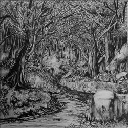 250x250 drawing ink long and winding road - Winding Road Drawing