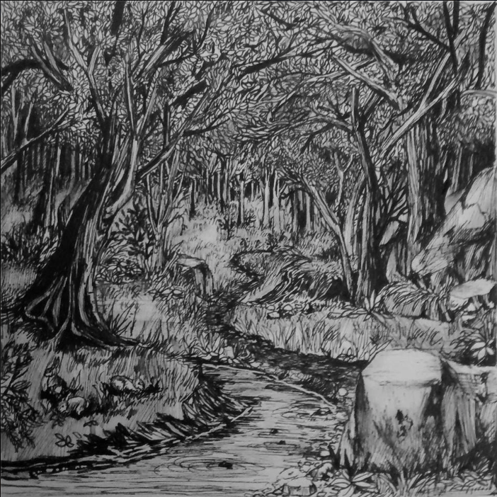 Winding Road Drawing at PaintingValley.com | Explore collection of ...