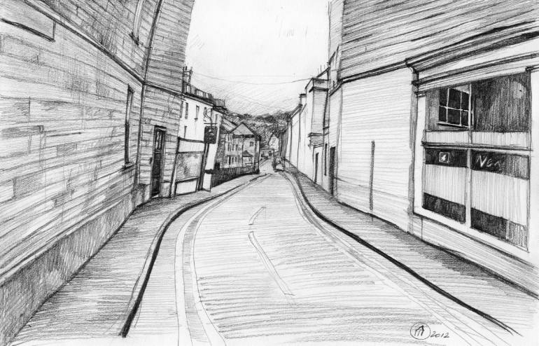 770x494 winding road drawing - Winding Road Drawing