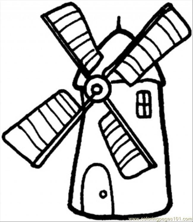 650x748 windmill coloring pages printable let's color! windmill art - Windmill Line Drawing