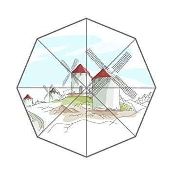 355x355 windmill line drawing white umbrella for rainsnow - Windmill Line Drawing