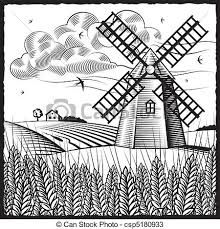 220x229 free windmills drawings - Windmill Line Drawing
