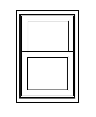 396x481 types of windows - Window Drawing