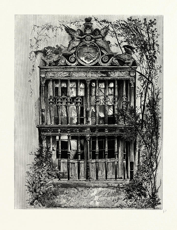 695x900 Window In Pilates House, Seville Drawing - Window Drawing