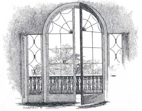 550x430 drawings of windows and doors french window, also unusual - Window Drawing