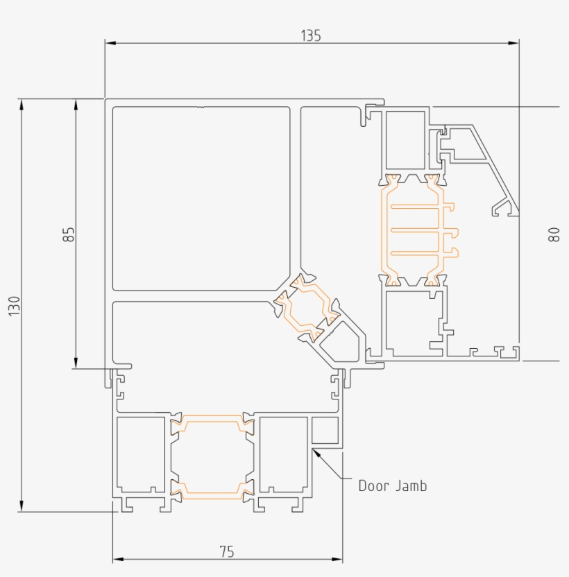 820x832 Download Drawing Windows Window Frame - Window Frame Drawing