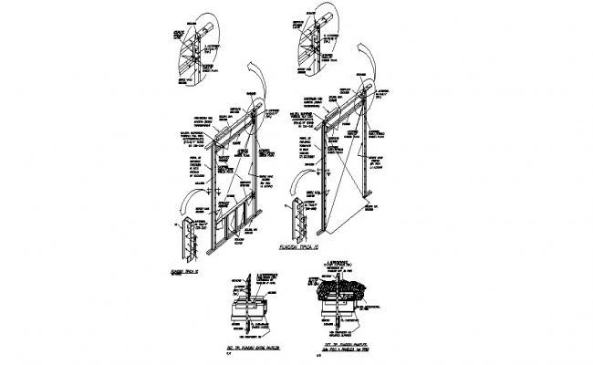 650x400 Wooden Window Frame And Installation Cad Drawing Details Dwg - Window Frame Drawing