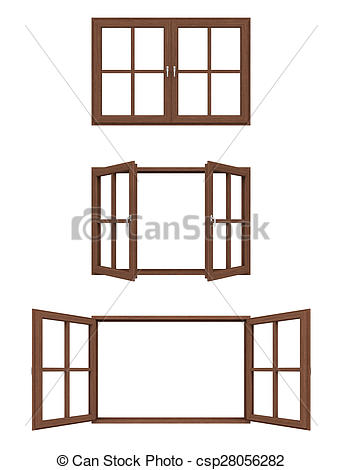 342x470 wooden window frame wooden window frame isolated on white background - Window Frame Drawing
