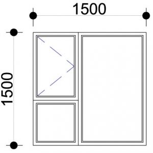 300x300 Aluminium Windows And Doors Aluminium Doors Wholesale Prices - Window Frame Drawing