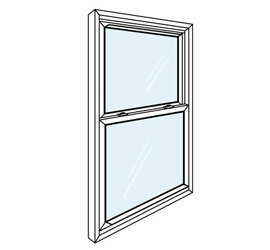 270x250 the different types of replacement windows - Window Line Drawing