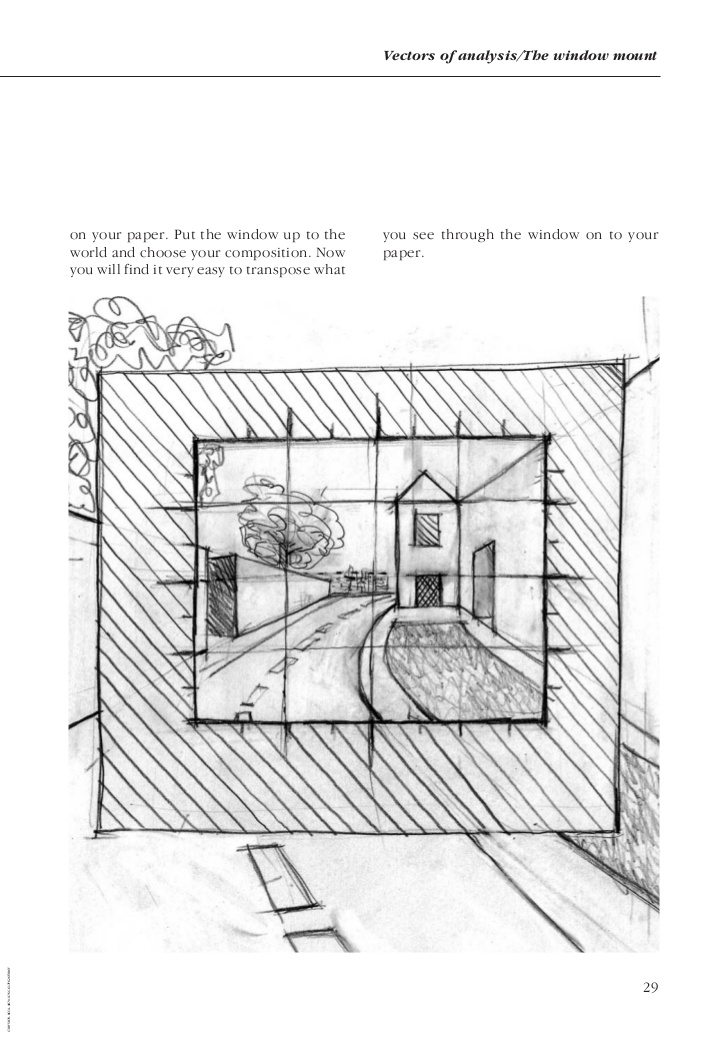 728x1039 The Complete Book Of Drawing Techniques - Window Line Drawing