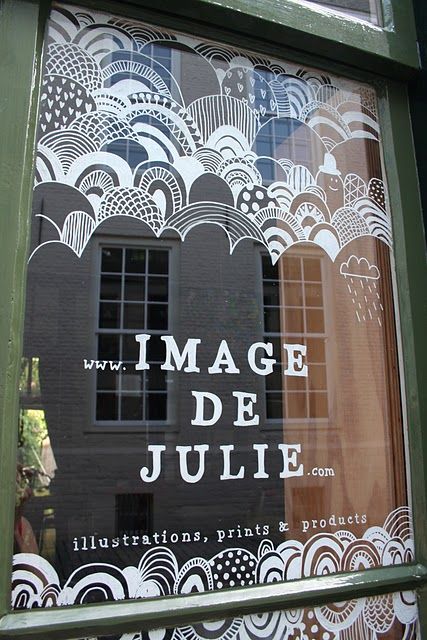 427x640 Beautiful Window Drawings! Something Like This Can Be Done - Window Pane Drawing
