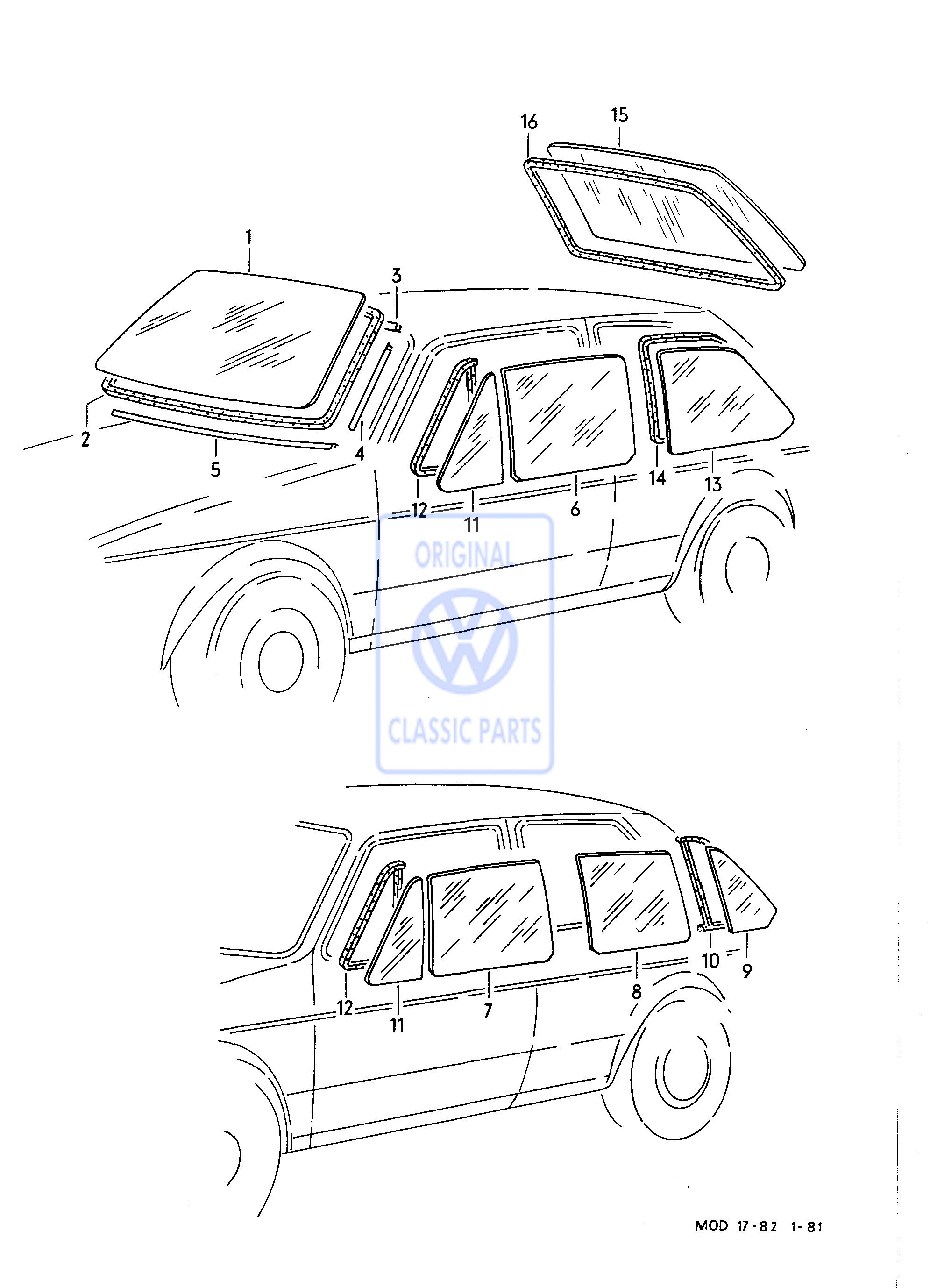 1991x2757 Tinted Windscreen Glass For Golf - Windscreen Drawing