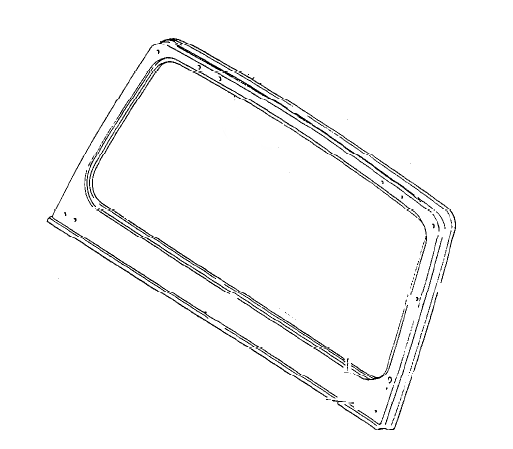 513x449 Roadless Gear Windshield Frame For Samurai - Windshield Drawing