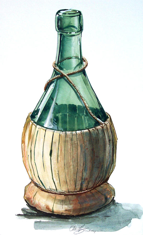 548x900 wine bottle drawing - Wine Bottle Drawing