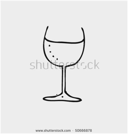 450x470 Wine Glass Coloring - Wine Drawing