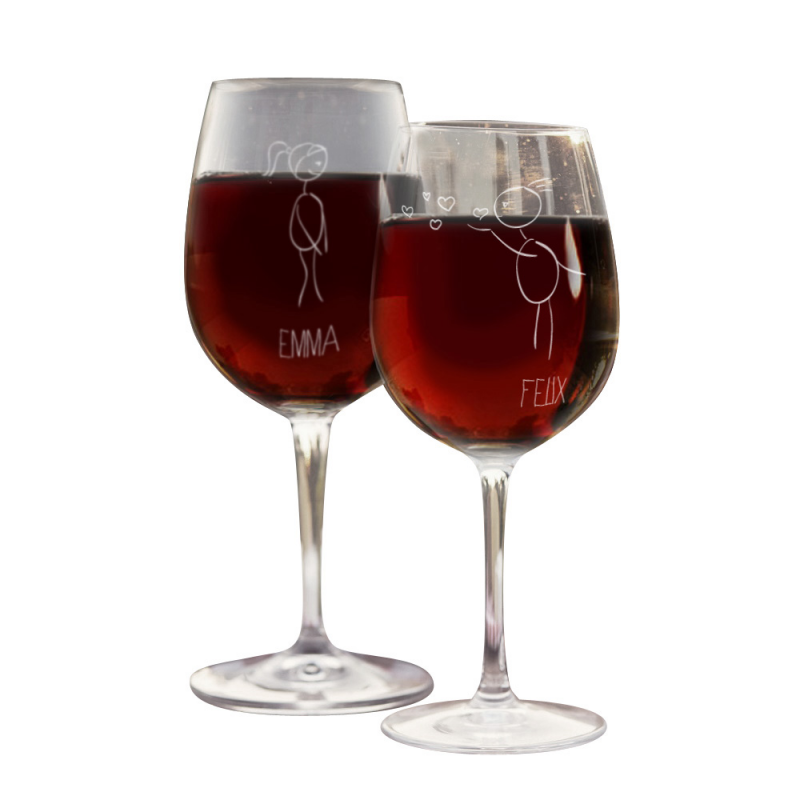 800x800 wine glasses couples - Wine Glass Drawing