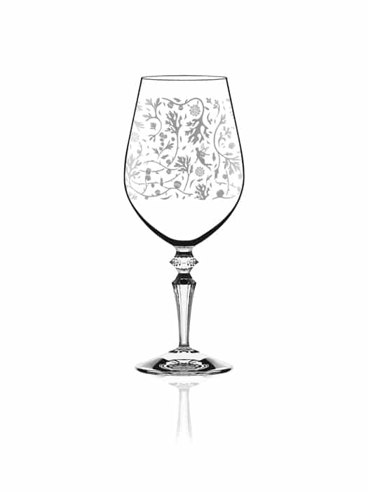 525x700 Italesse Wormwood Glass - Wine Glass Line Drawing