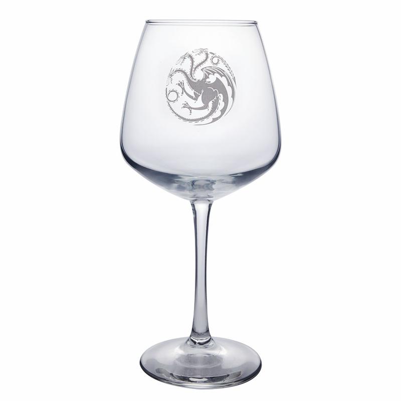 800x800 Targaryen Sigil Wine Glass From Game Of Thrones Hbo Shop - Wine Glass Line Drawing