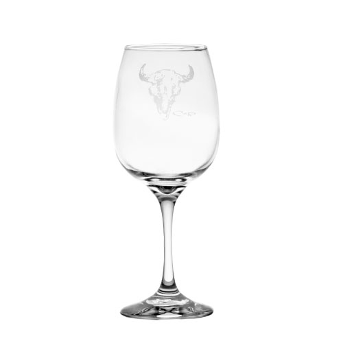 500x500 C M Russell Museum Cmr White Wine Glass - Wine Glass Line Drawing