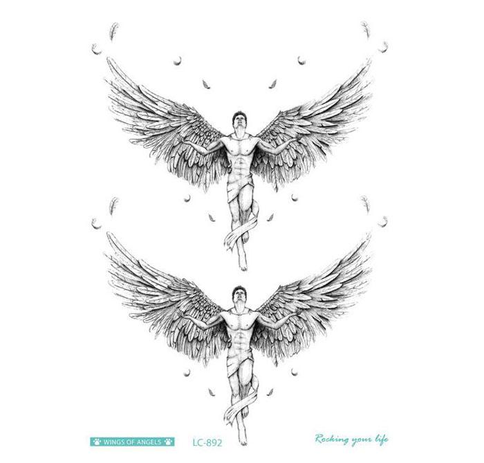 Wing Tattoo Drawing at PaintingValley.com | Explore collection of Wing ...