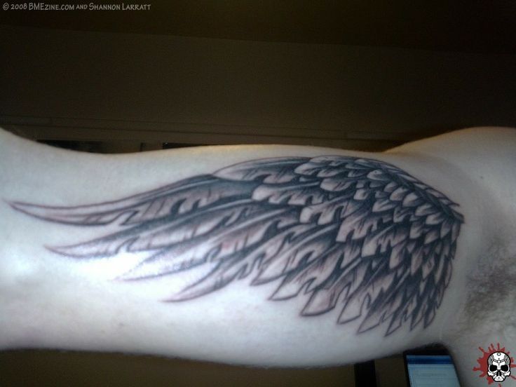 736x552 angel wing tattoos to take you to heaven - Wing Tattoo Drawing