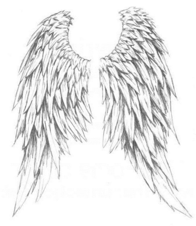 676x777 Wings Tattoos Tattoofanblog - Wing Tattoo Drawing