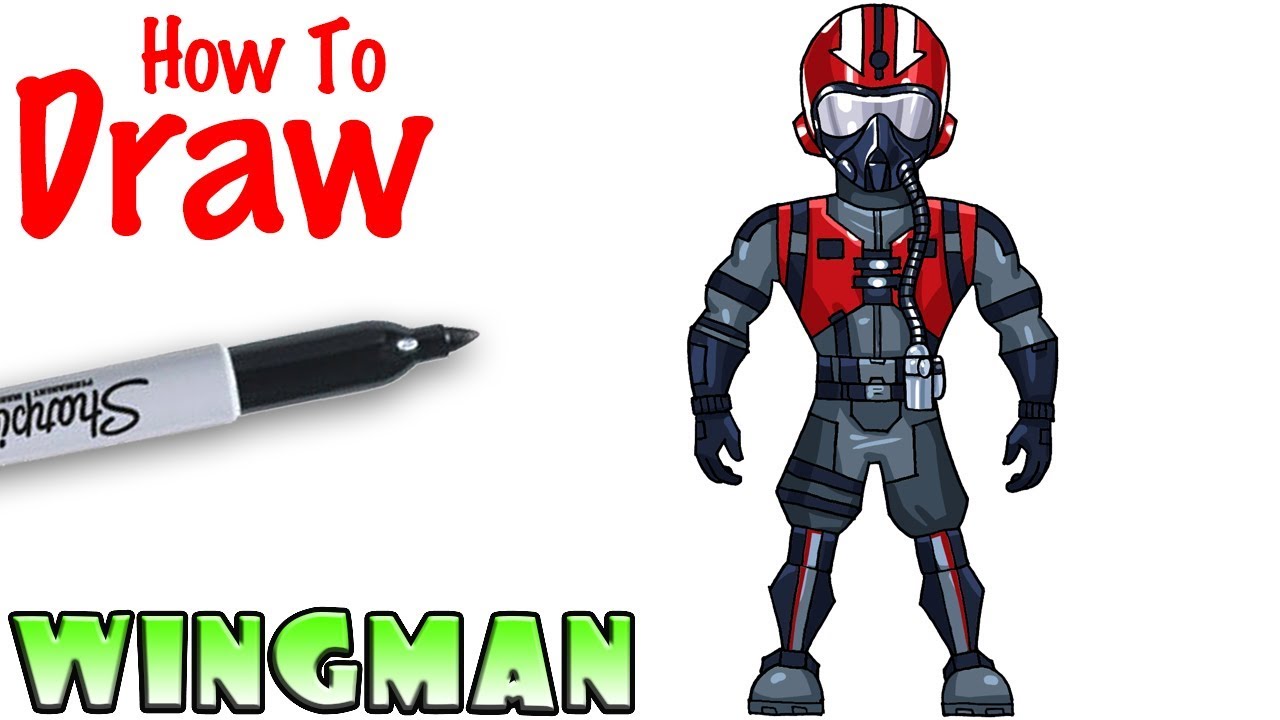 1280x720 how to draw wingman fortnite - Wingman Drawing