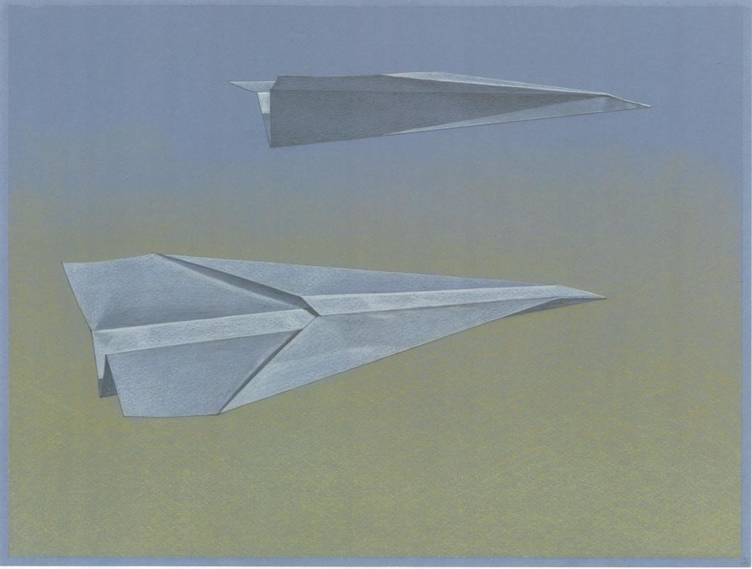 1058x800 wingman lauraine diggins fine art - Wingman Drawing