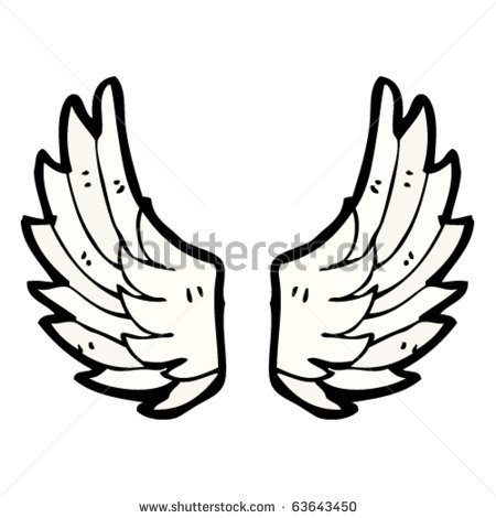 450x470 Angel Vector Images Simple Angel Wings Drawing - Wings Drawing Easy