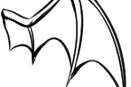 450x300 Collection Of Free Wing Drawing Demon Download On Ui Ex - Wings Drawing Easy