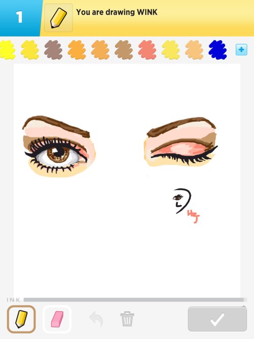 500x667 wink drawings - Winky Face Drawing